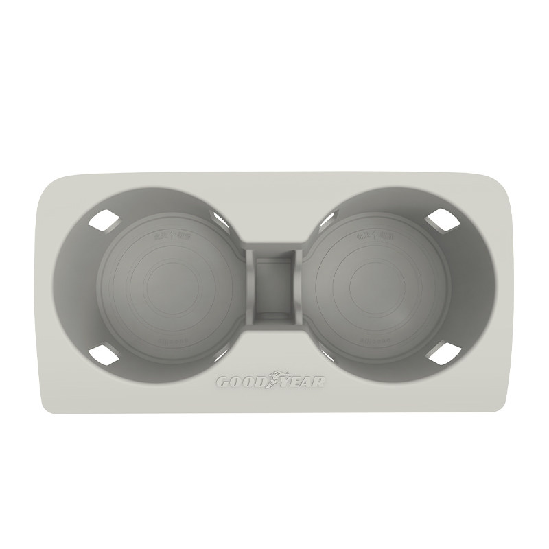 固特异车载水杯架适用蔚来ES8新款中控前排三排硅胶收纳改装配件