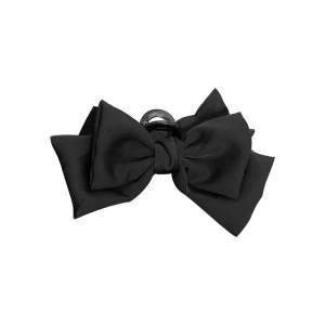 黑色蝴蝶结抓夹大号公主头发夹在逃公主鲨鱼夹发卡女头饰夹子发饰