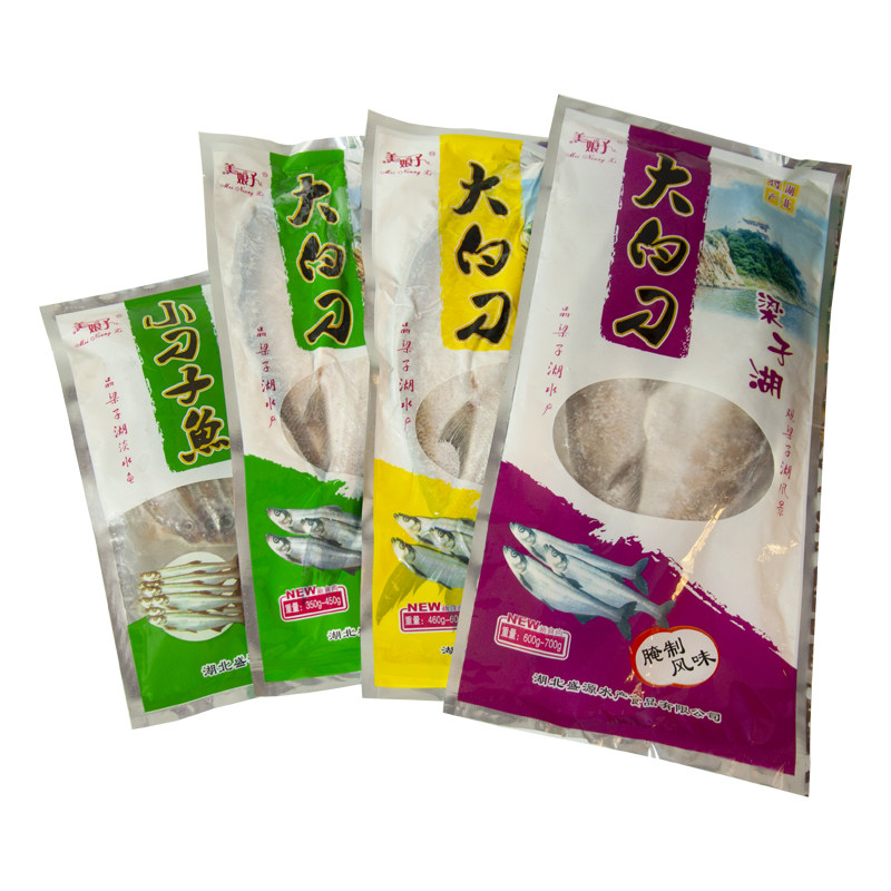 湖北特产小白刁子鱼大白刁冷冻半干腌制开背翘嘴白条半成品淡水鱼