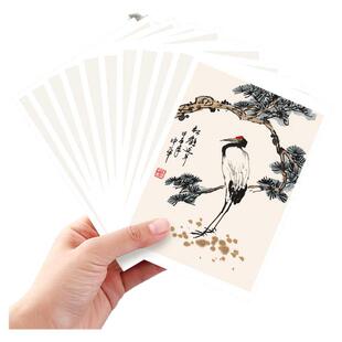 国画原创临摹卡传统国画花鸟蔬果写意绘画入门培训高清印刷32幅