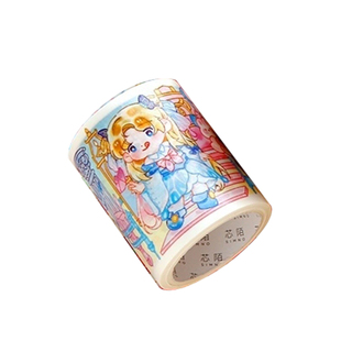 闪闪胶带第七弹新品整卷可爱手账本装饰素材手账贴纸胶卷特油少女