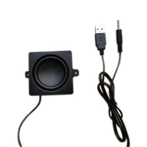 diy单个小音响USB线台式电脑音箱迷你有源扬声器主机机器喇叭配件