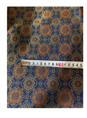 仿宋锦宝相花纹八达晕丝绸缎面料