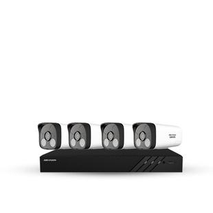 海康威视摄影头poe监控器设备套装全套家用摄像室外全彩高清超市