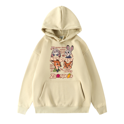 疯狂动物城2电影周边连帽卫衣