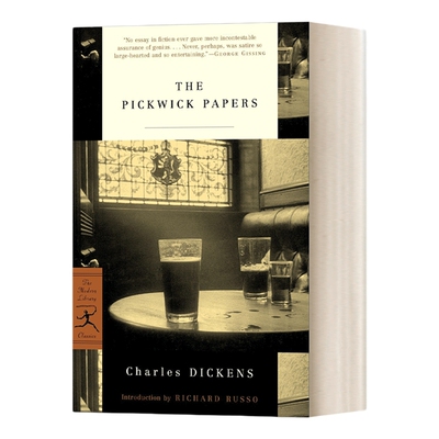 英文原版小说 The Pickwick Papers 匹克威克外传 兰登书屋现代图书馆经典系列 Charles Dickens查尔斯 狄更斯 英文版 进口英语书