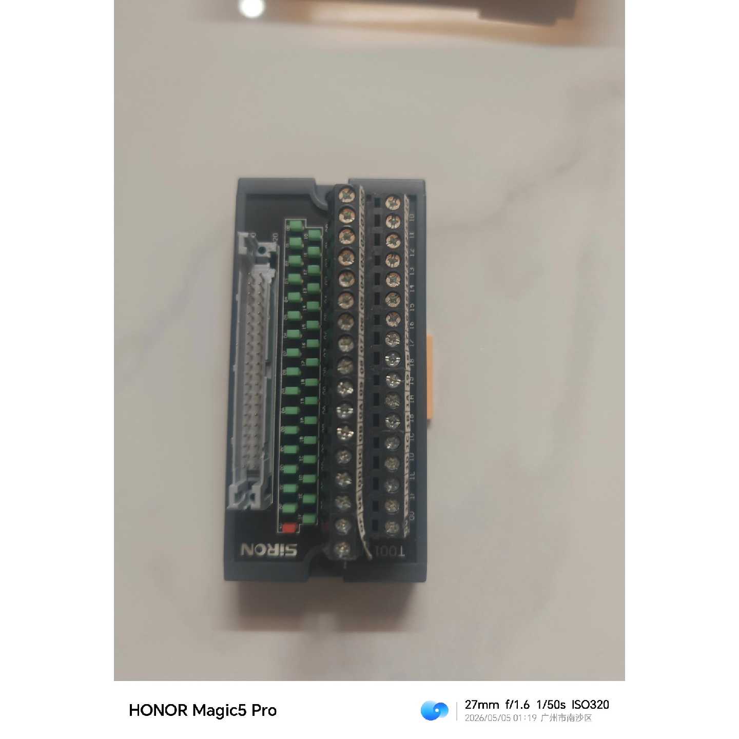 询价下单拆机胜蓝SiRON T001 PLC端子台 三菱Q系列专用I
