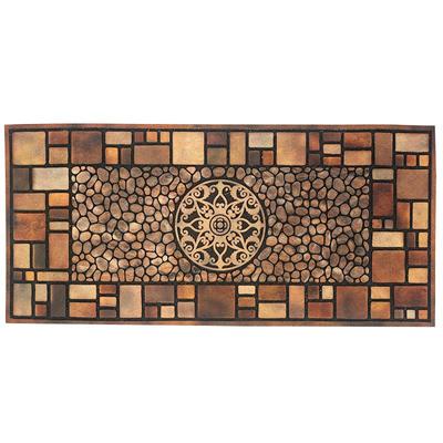 大门口室外门垫橡胶植绒蹭脚地垫