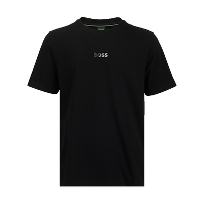 雨果-博斯男经典logo短袖T恤