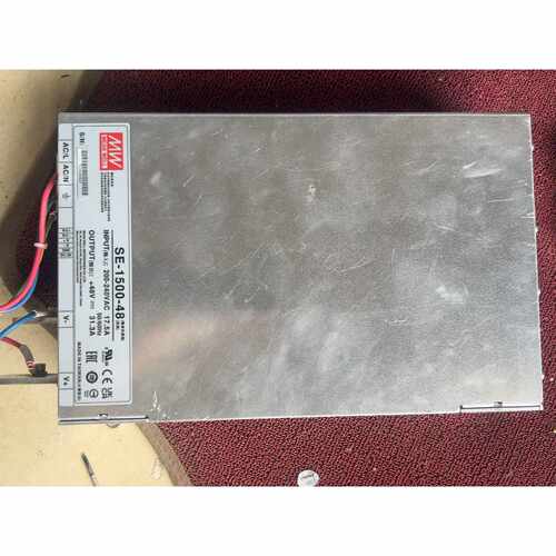 议价明纬SE-1500-48开关电源，拆机如图，需要可以直接拍