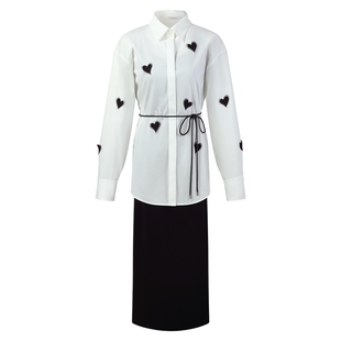 歌莉娅套装女春季2026新款淡人高知一整套穿搭两件套裙1F2JAH220