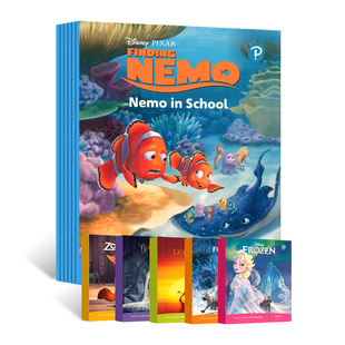 【自营】朗文培生儿童分级读物 迪士尼英语绘本6-15岁儿童英文绘本启蒙分级阅读动画故事分级语法disney kids reader