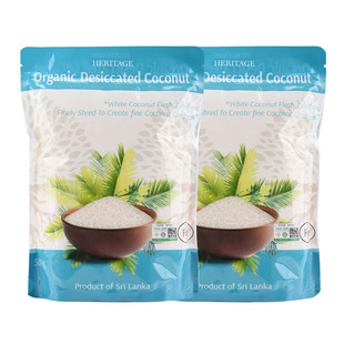 斯里兰卡进口赫丽特奇有机椰蓉500g蛋糕面包饼干馅料烘焙月饼粗细