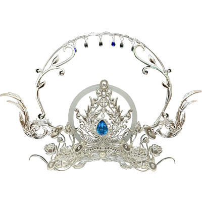 大无汉风龙女超仙圣母发冠头饰