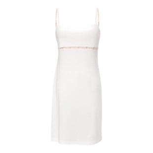 MANITO/曼尼陀Aqua莫代尔真丝吊带优雅网纱连衣裙高级