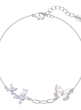 阿吉豆蝴蝶手链轻奢小众高级感