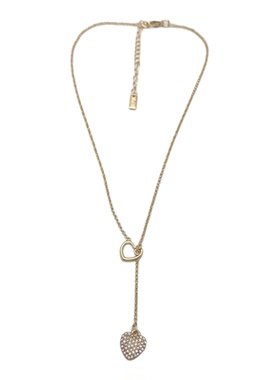 爱心满钻可调节个性百搭项链女