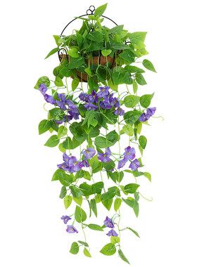 假花藤条仿真花假花客厅装饰壁挂