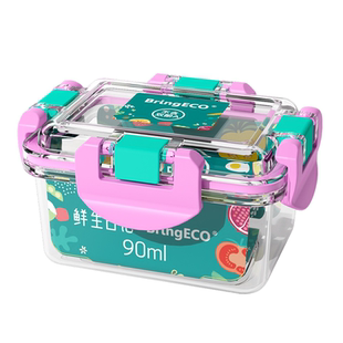 BringECO鲜生日记Tritan食品级保鲜盒水果茶密封可冰箱汤盒酱料盒