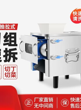 切肉机商用不锈钢电动切片切丝机多功能全自动家用小型绞菜跨境