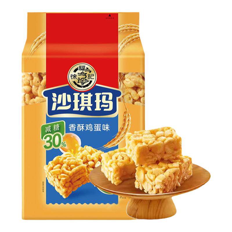 徐福记沙琪玛牛奶味松软鸡蛋