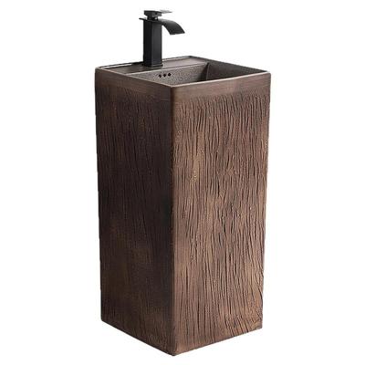 陶瓷立柱盆一体落地式户外庭院