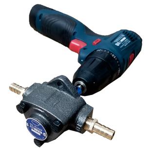 手电钻抽油泵摆线齿轮泵抽机油神器电动扳手齿轮油加注器换液压油