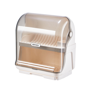 厨房碗架多层可沥水厨具餐具收纳置物架放碗筷勺子盘子防尘收纳盒