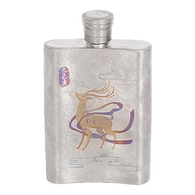 TIQ纯钛随身酒壶小容量高端酒瓶