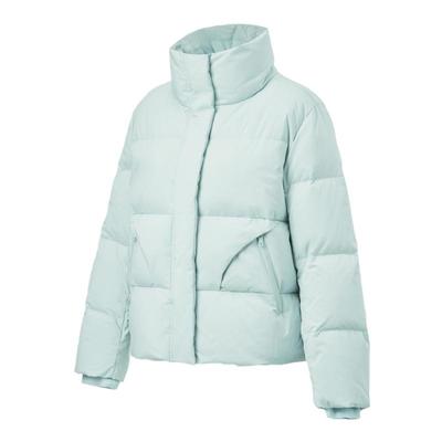 李宁保暖立领短款女子羽绒服