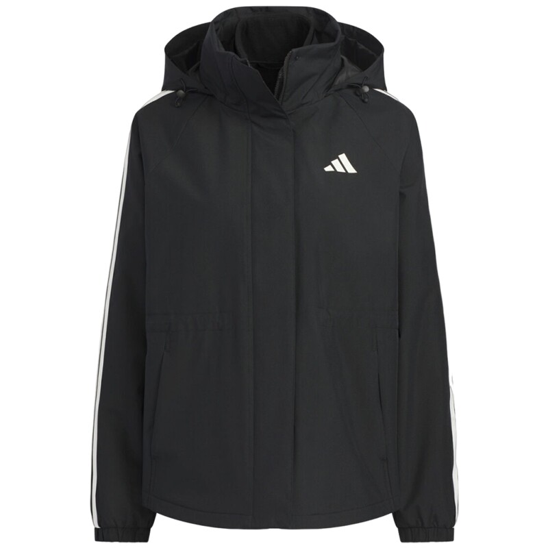 adidas阿迪达斯女子三合一运动休闲宽松连帽夹克外套KB7591