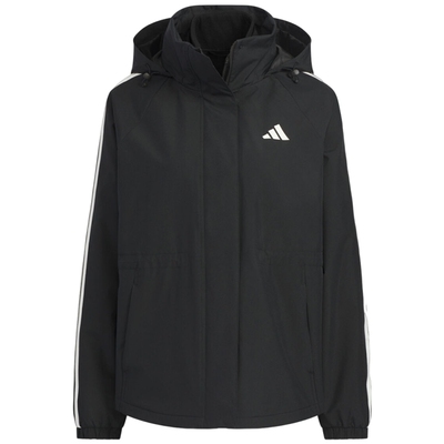 adidas阿迪达斯女子三合一运动休闲宽松连帽夹克外套KB7591