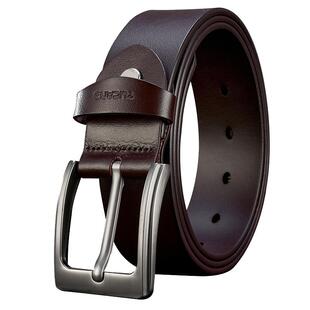 啄木鸟男士皮带男针扣潮年轻人百搭纯头层牛皮腰带男复古高档裤带