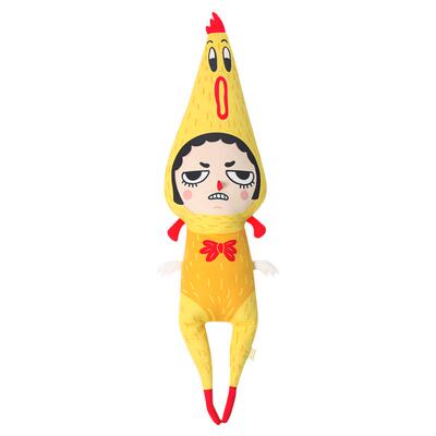 李尖尖同款惨叫鸡玩偶抱枕