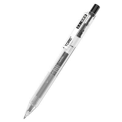 TOME考试笔TM100碳素黑笔0.5浓墨