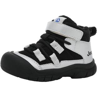 jeep男宝棉鞋冬季新款童鞋小童男童加绒保暖二棉鞋女童防踢机能鞋