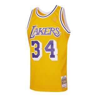 湖人队奥尼尔96-97赛季NBA官方MN复刻34号球衣SW球迷版