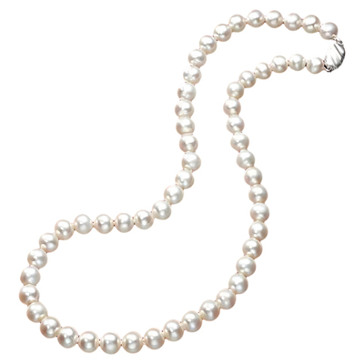 淡水珍珠S925银项链|香港