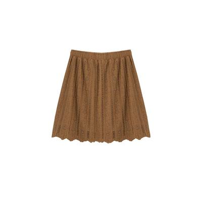 时然大码微胖MM加绒半身裙