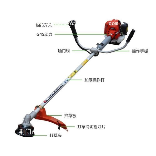 进口小松打草机汽油割草机二冲程割灌机家用除草机园林修边机