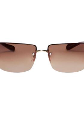 美国代购手作水钻无框太阳镜