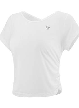 VfU运动上衣女跑步健身短袖t恤背心罩衫瑜伽服速干衣春夏断码