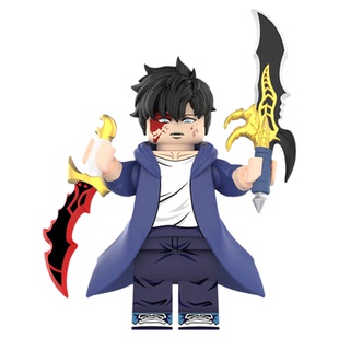 中国积木我独自升级Solo Leveling程肖宇拼插型益智积木人仔玩具