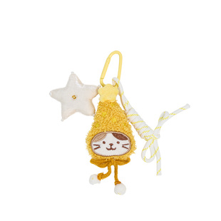 HAPiNS星星猫挂件可爱毛绒公仔玩偶背包小猫挂饰生日礼物手机挂饰