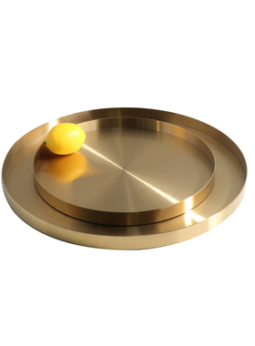 进口金属果盘样板间桌面摆件