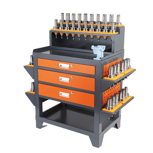 CNC工作台数控加工中心钳工台BT40锁刀座换刀台刀柄架重型钳工台