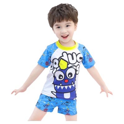 防晒速干男孩套装儿童泳衣