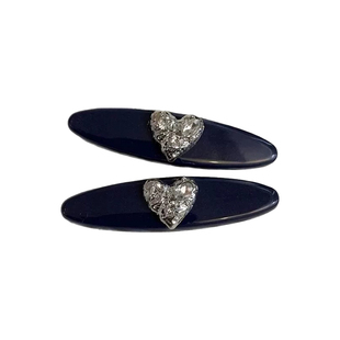 沂茹miu系爱心发夹侧边碎发边夹后脑勺夹子发卡一字夹刘海夹