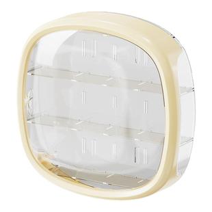 手办收纳盒太空舱泡泡玛特透明展示盒吧唧娃娃公仔壁挂盲盒展示柜