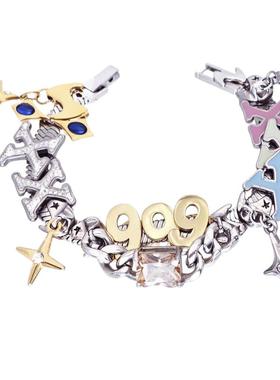 定制字母手链/千禧辣妹diy个性